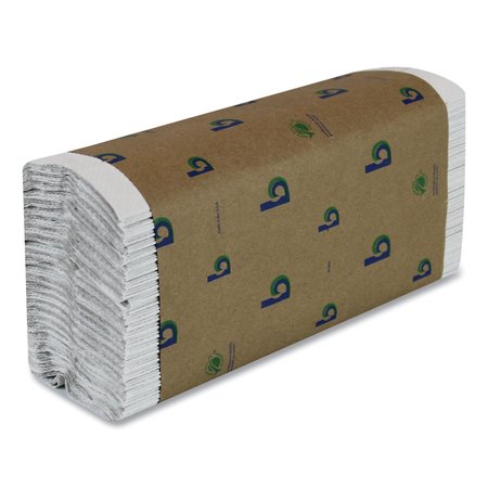 BOARDWALK Boardwalk C-Fold Paper Towels, 1 Ply, 150 Sheets, Natural White, 2400 PK BWK51GREENB